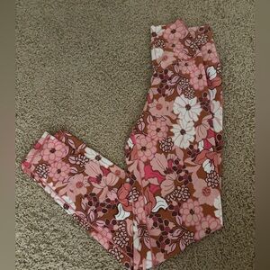 Patterned Aerie Crossover leggings